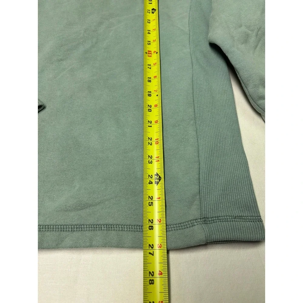 ORVIS Men's Light Blue Quarter Zip Pullover Sweatshirt Size M Cotton Blend‎